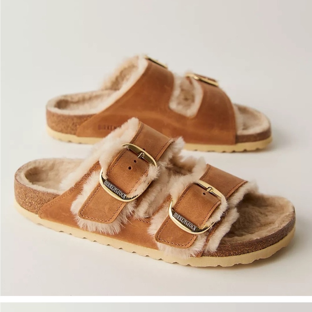 BIRKENSTOCK BIG BUCKLE Fur Lined! Size 37/ women’s 6